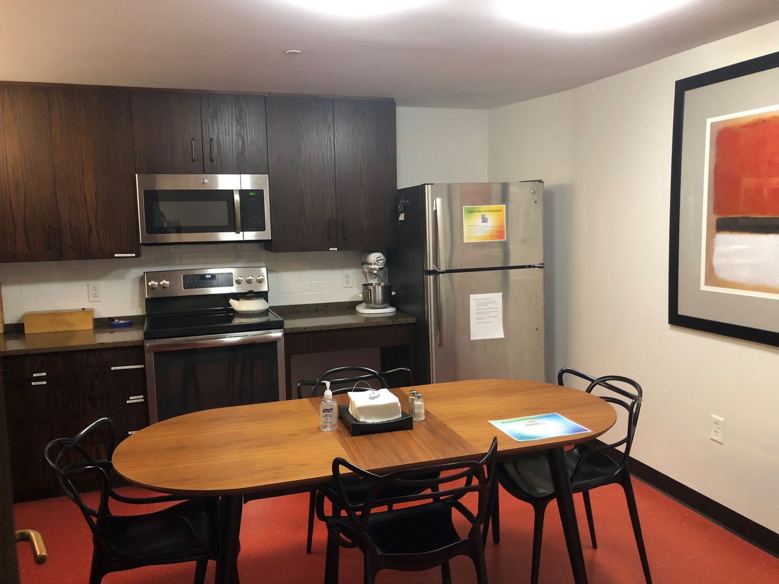 The student kitchen dining table