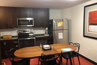 The student kitchen dining table